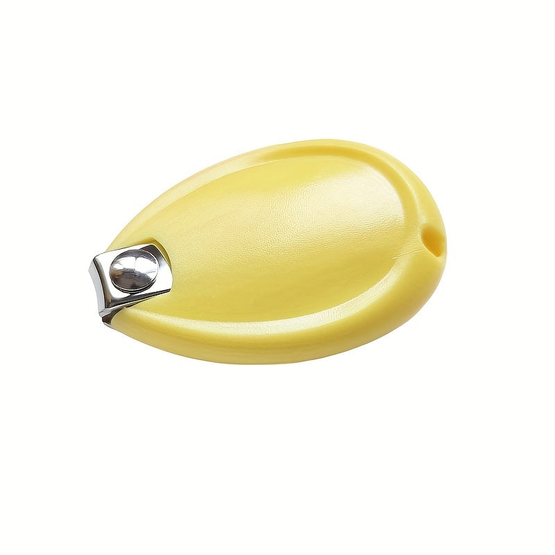 Coupe-ongles en acier inoxydable bleu, sûr et facile à utiliser, adapté pour enfants et adolescents.