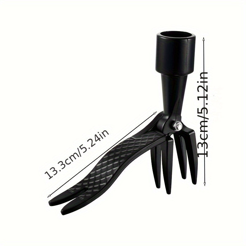 Désherbeur métallique robuste, multifonction, économe en effort, idéal pour enlever racines et entretenir pelouse efficacement.