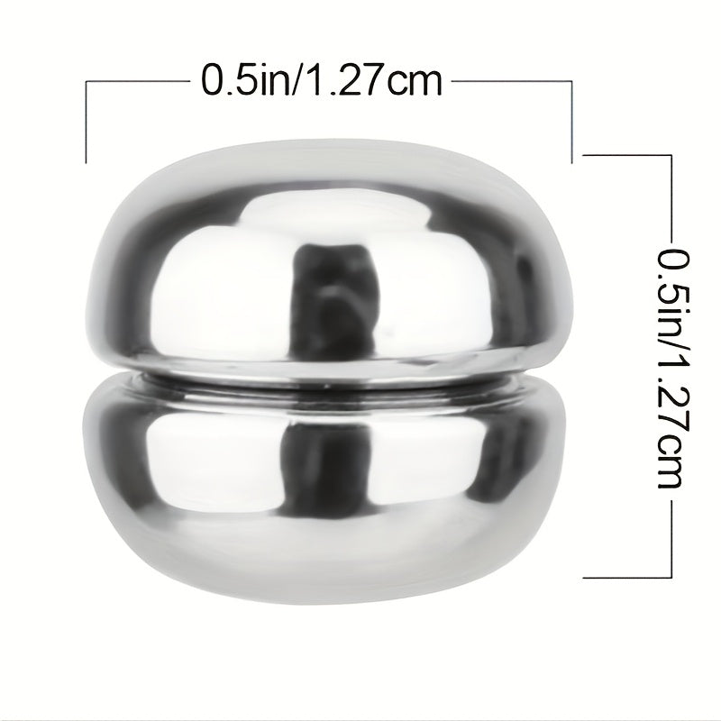 Lot de 12 broches magnétiques rondes en alliage, élégantes et colorées, petite taille, accessoire féminin raffiné.