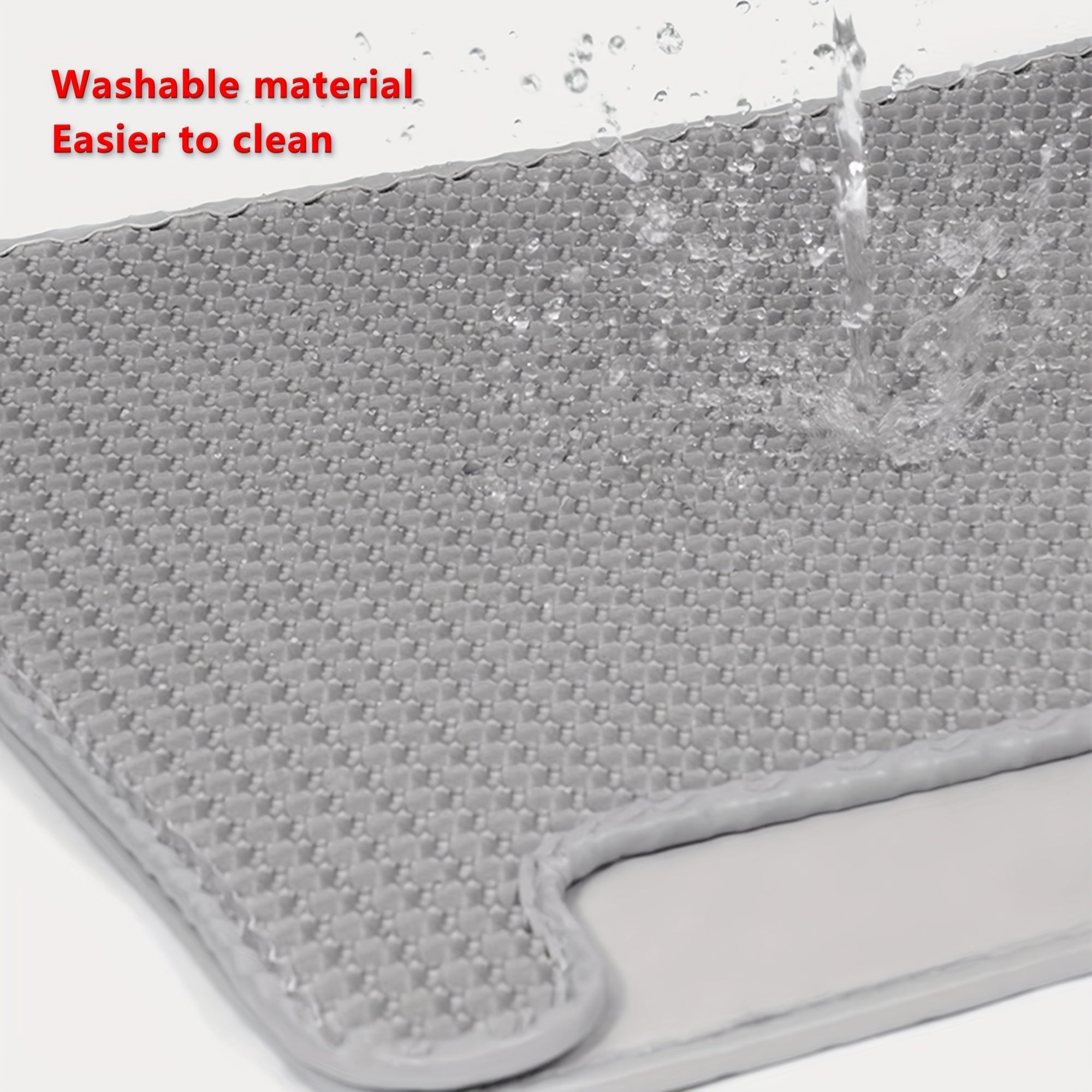 Tapis litière double couche, anti-éclaboussures, contrôle de poussière, retient les grains, facile à nettoyer, idéal intérieur pour maintenir propreté.