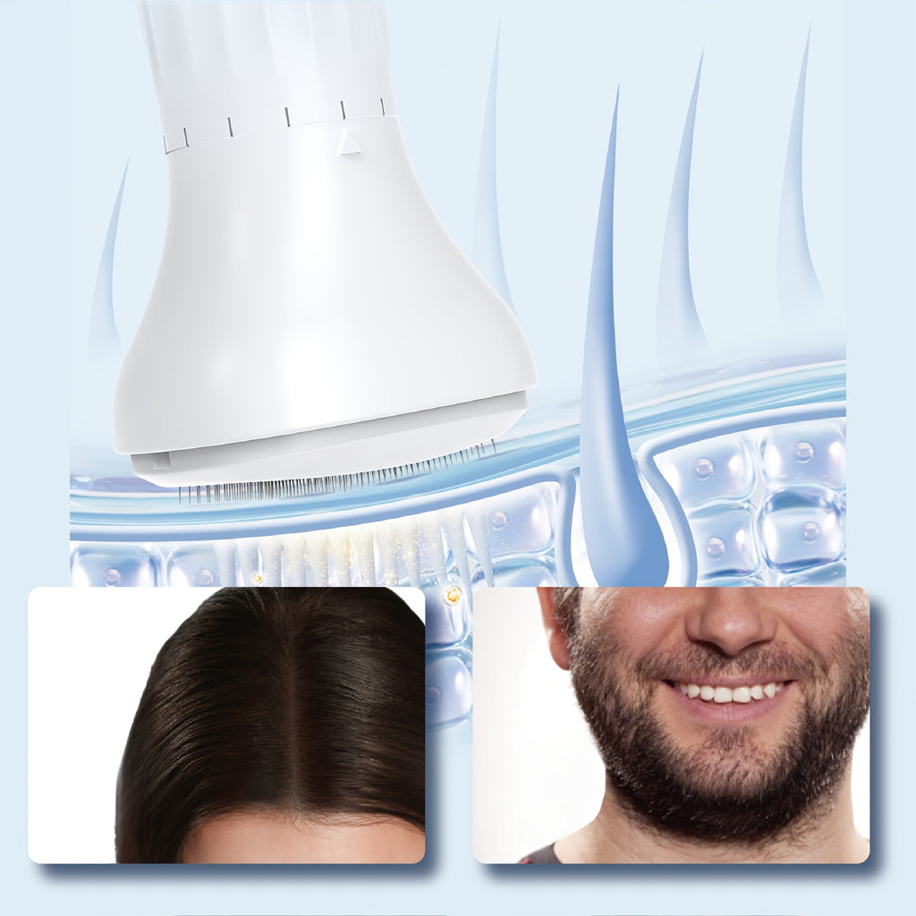 Tampon dermique micro-aiguilles ajustable Dr.pen Stimule peau et cuir chevelu, 0,25 mm précis, sans batterie, design durable, outil quotidien pour soin ciblé.