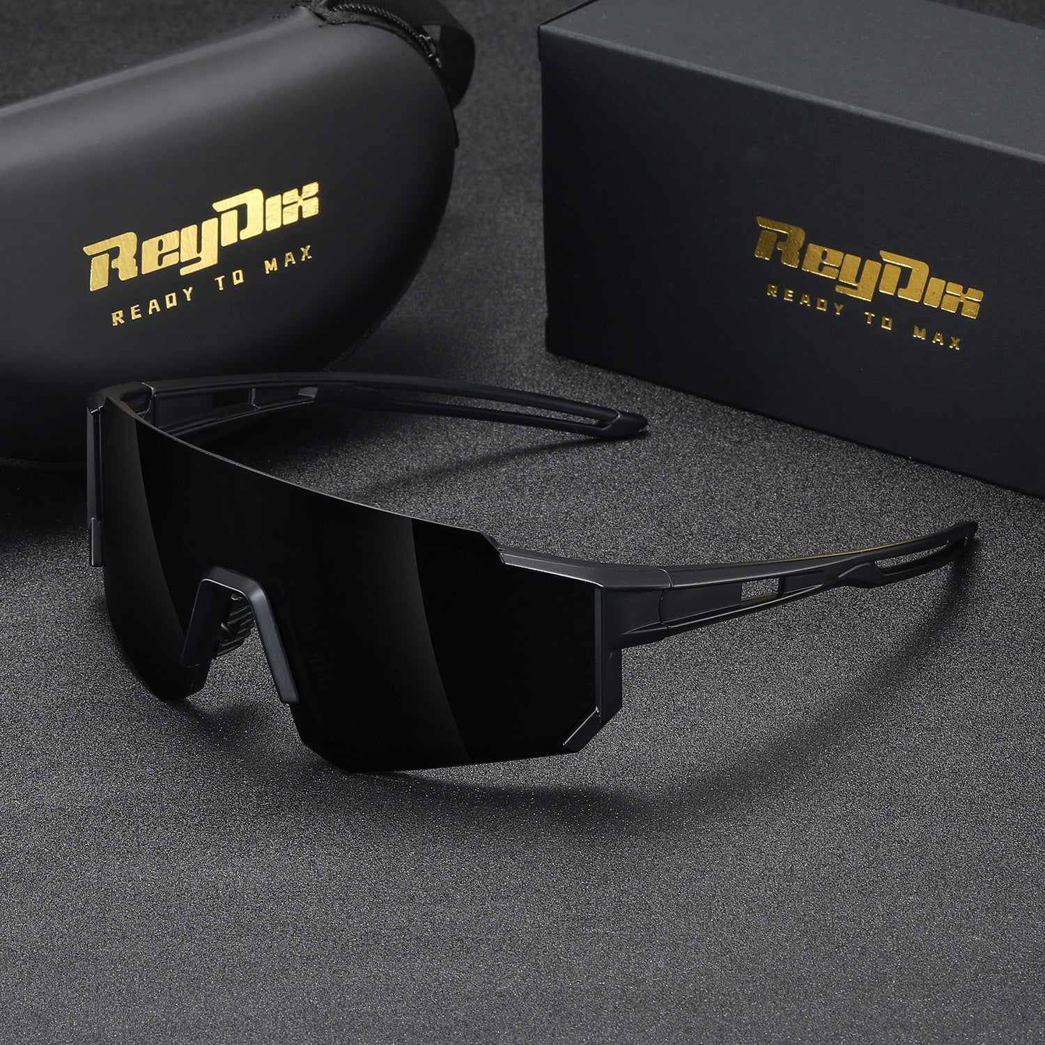 Lunettes ReyDix élégantes pour conduite, monture PC durable et verres TAC, alliant style, confort et protection visuelle.