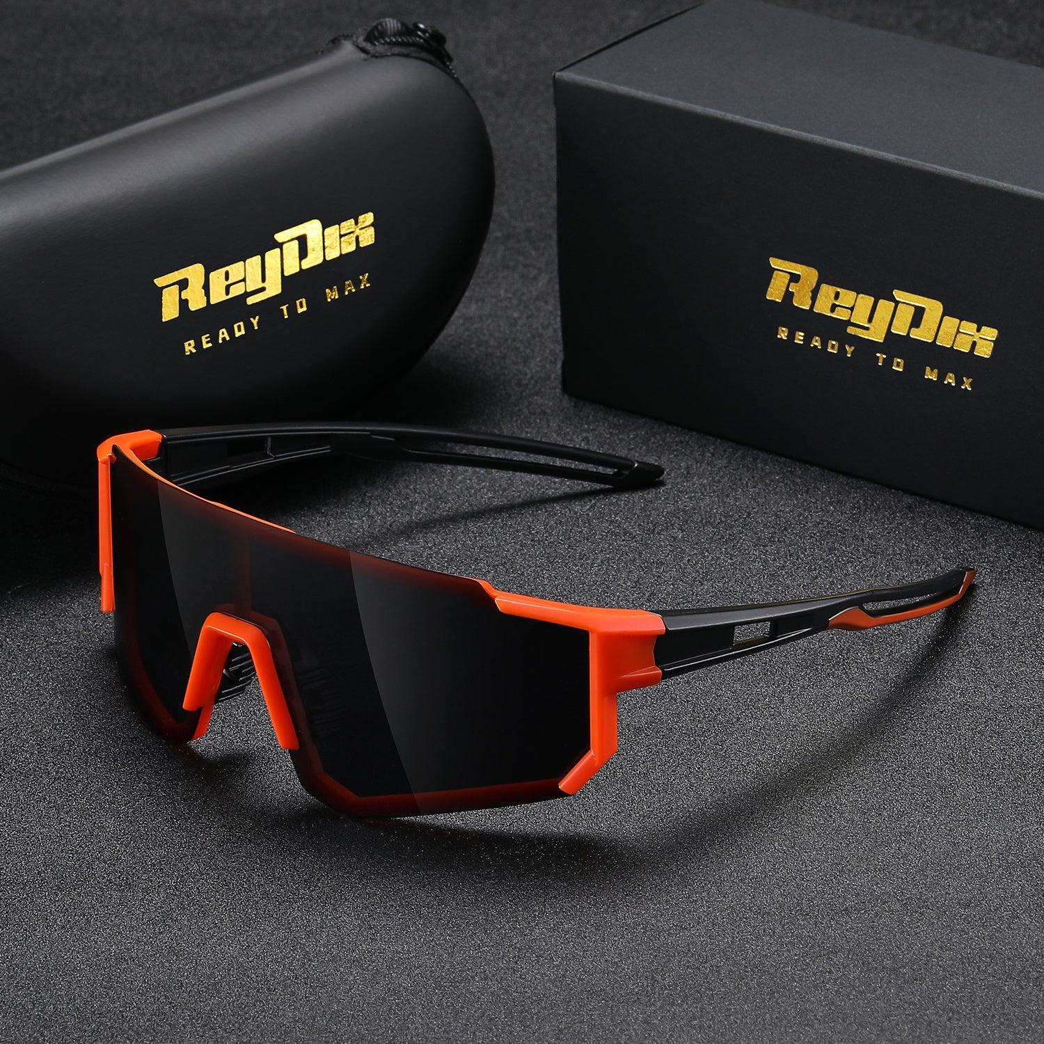 Lunettes ReyDix élégantes pour conduite, monture PC durable et verres TAC, alliant style, confort et protection visuelle.
