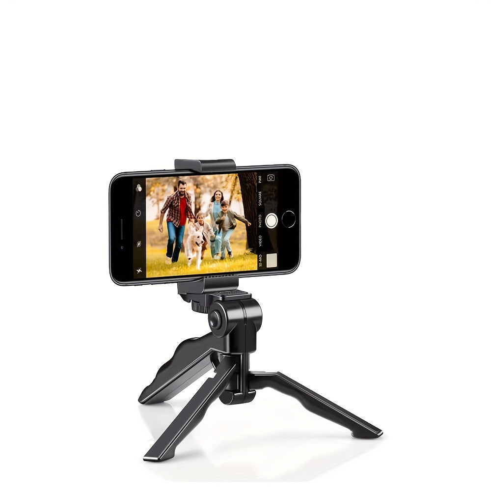 Support Smartphone 360° Anti-Tremblement : Trépied portable et réglable, idéal streaming et photo, parfait pour créateurs de contenu.