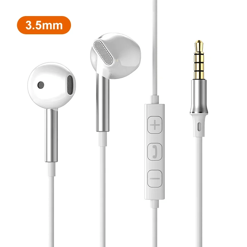 Écouteurs filaires HiFi 9D, USB-C et 3,5 mm, son haute résolution, design noir premium, confortables et durables, contrôle du volume, compatibles smartphones et gaming.