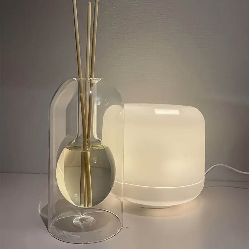 Diffuseur élégant en verre sans flamme, portable, pour maison et voiture, idéal pour huiles essentielles et décoration, cadeau polyvalent.