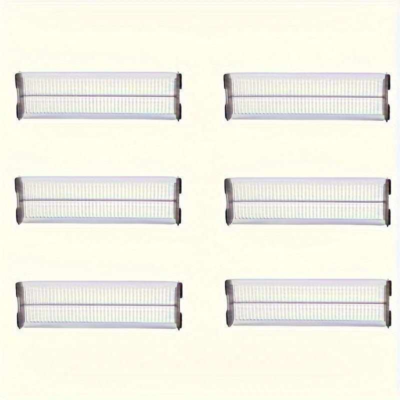 Lot de 2 séparateurs de tiroirs réglables, robustes et extensibles, optimisent le rangement de vêtements, cuisine ou bureau, économisant de l’espace efficacement.