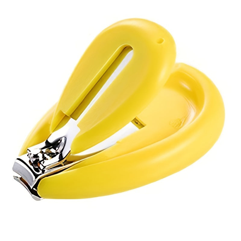 Blue stainless steel nail clippers, safe and easy to use, suitable for children and teenagers.