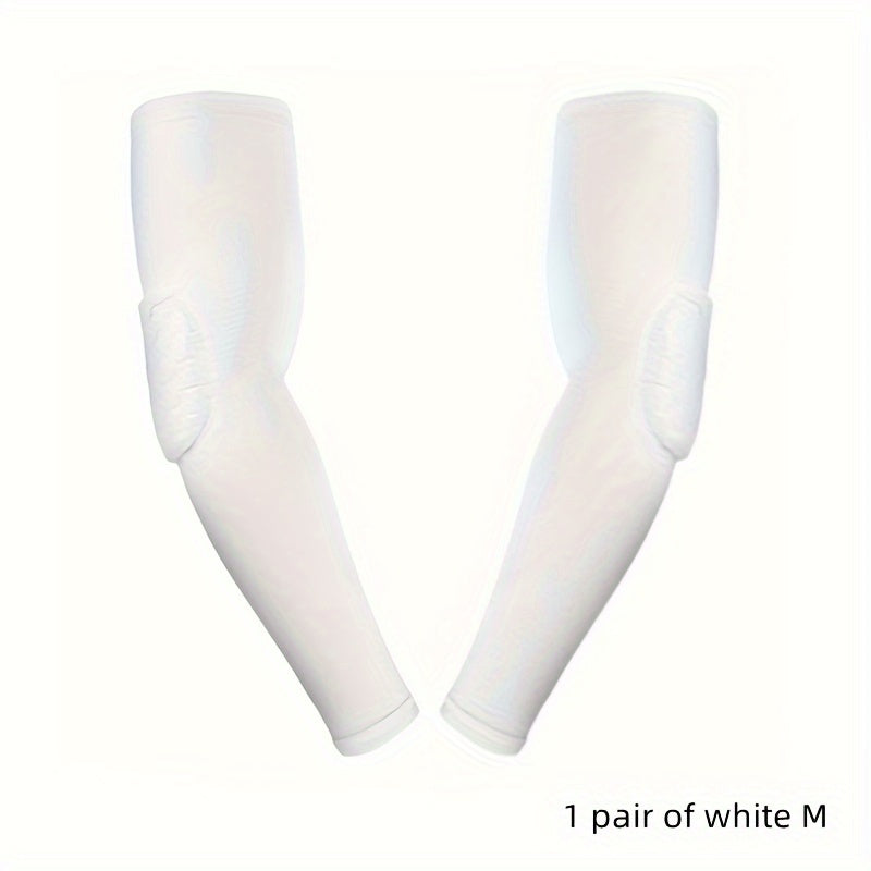 Manchon main-bras en spandex, unisexe, respirant et élastique, absorbe la transpiration, offre confort durable et protection toute saison.