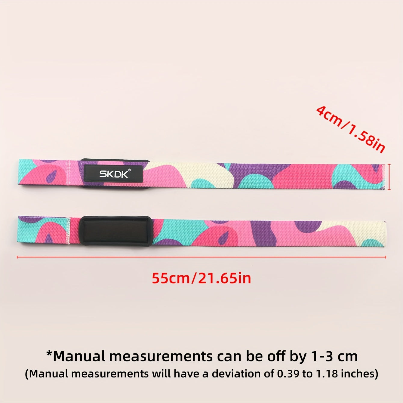 Paires de sangles poignet SKDK, respirantes avec grip supplémentaire, ajustables, idéales pour musculation, deadlifts et entraînement force.