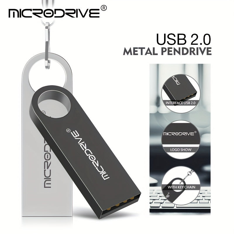 Clé USB Haute Vitesse : Capacités 4 à 128 Go, design compact, idéale pour stockage sécurisé et transport sur porte-clés.