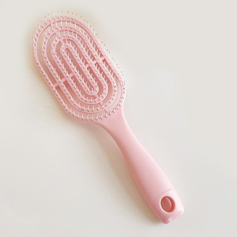 Detangling brush for curly and straight hair, suitable for dry or wet hair, suitable for all hair types.