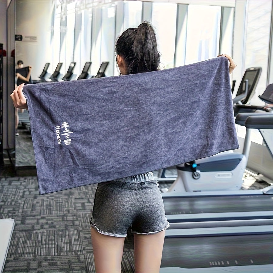 منشفة سريعة الجفاف، فائقة الامتصاص، كبيرة الحجم، مثالية للرياضة والحمام، يمكن تعليقها على المعدات، مثالية لمسح العرق.
