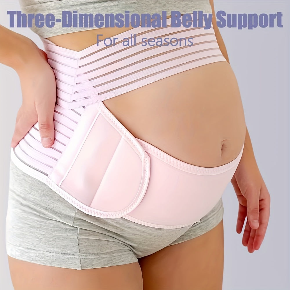 Women's belly support belt, for pregnancy and postpartum, provides strong abdominal support, gentle waist control, and is comfortable and adjustable.