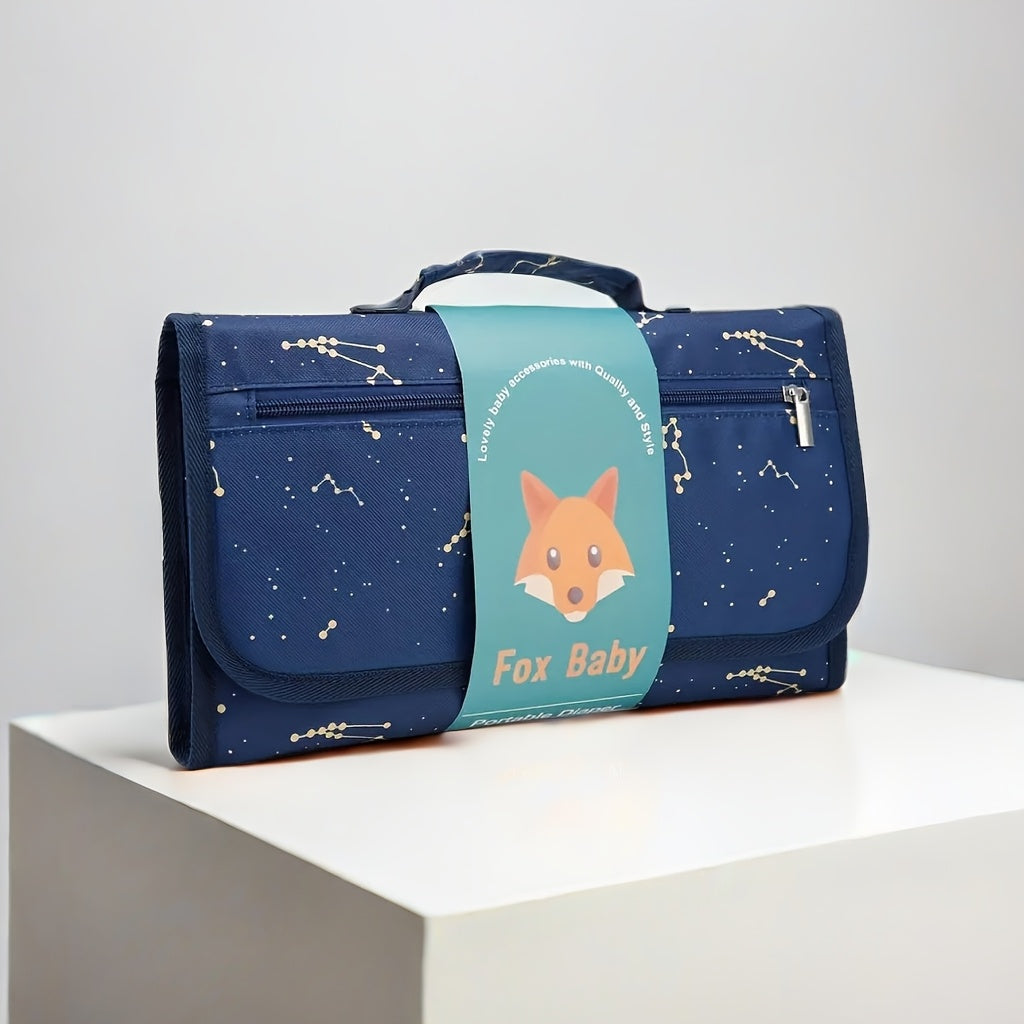 Tapis à langer portable pour sacs ou tables à langer, pratique pour changer bébé d’une main, idéal cadeau naissance ou voyage.