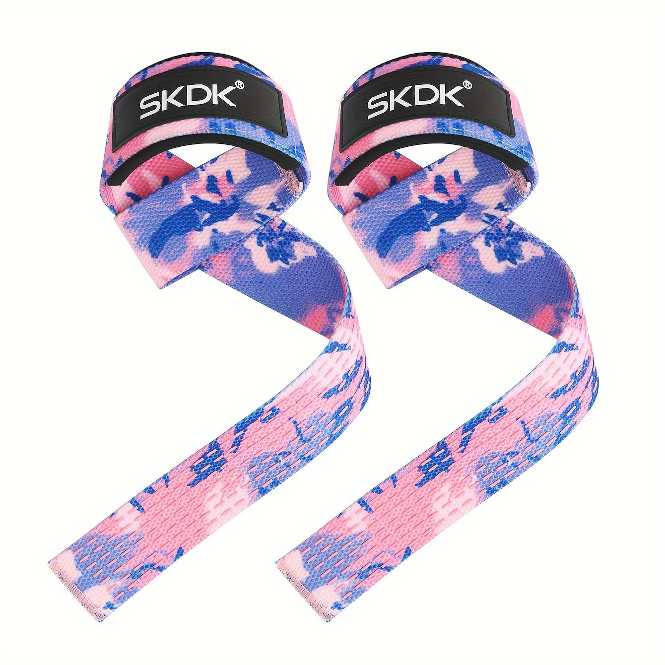 Paires de sangles poignet SKDK, respirantes avec grip supplémentaire, ajustables, idéales pour musculation, deadlifts et entraînement force.