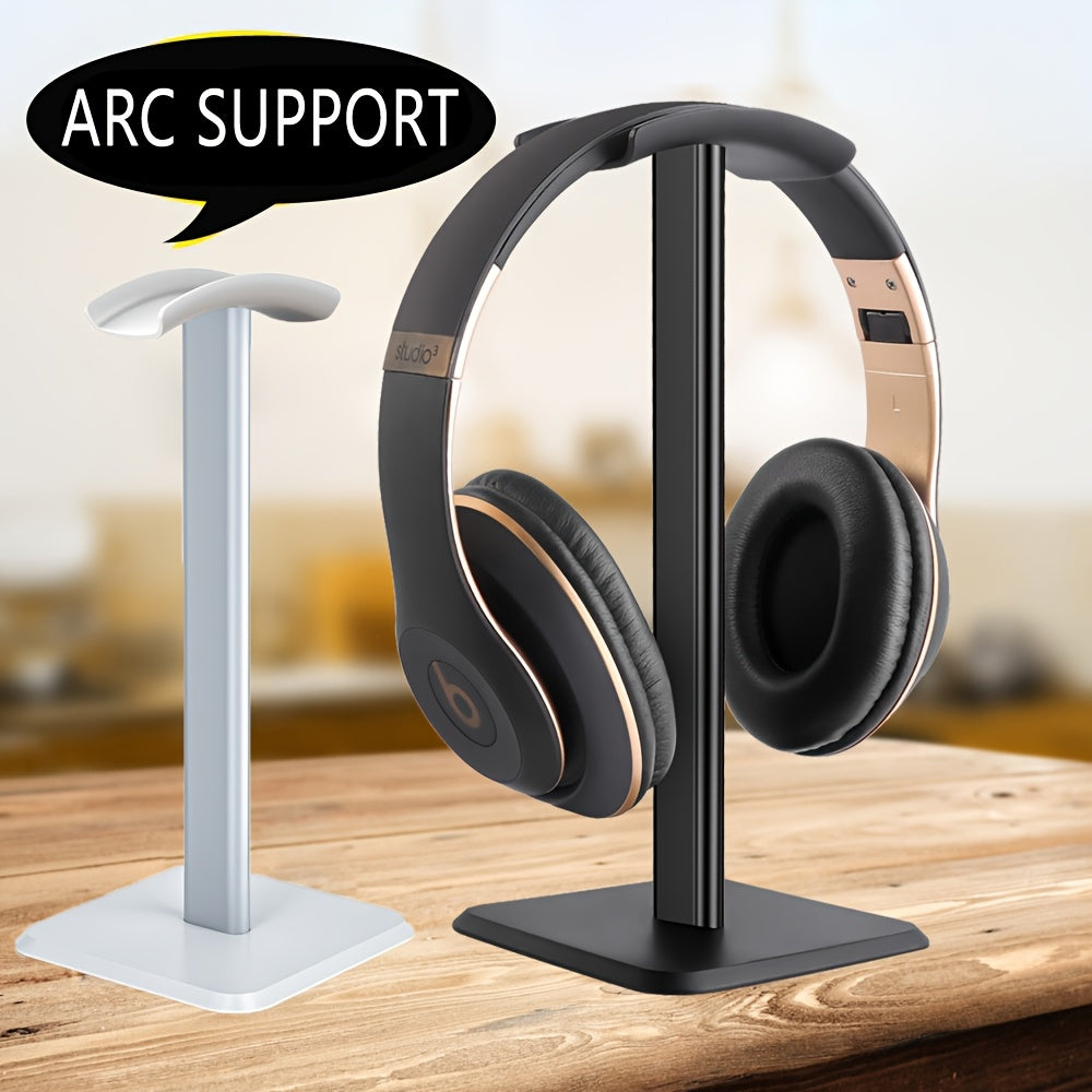 Support casque de bureau en ABS premium, design élégant, idéal pour casque gaming, rangement pratique et décoration de bureau ou salle de jeu.