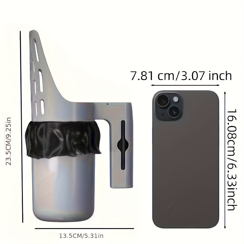 Pelle à litière grand volume pour chats et petits chiens, fermeture hygiénique à un bouton, compatible sacs litière, contrôle des odeurs.