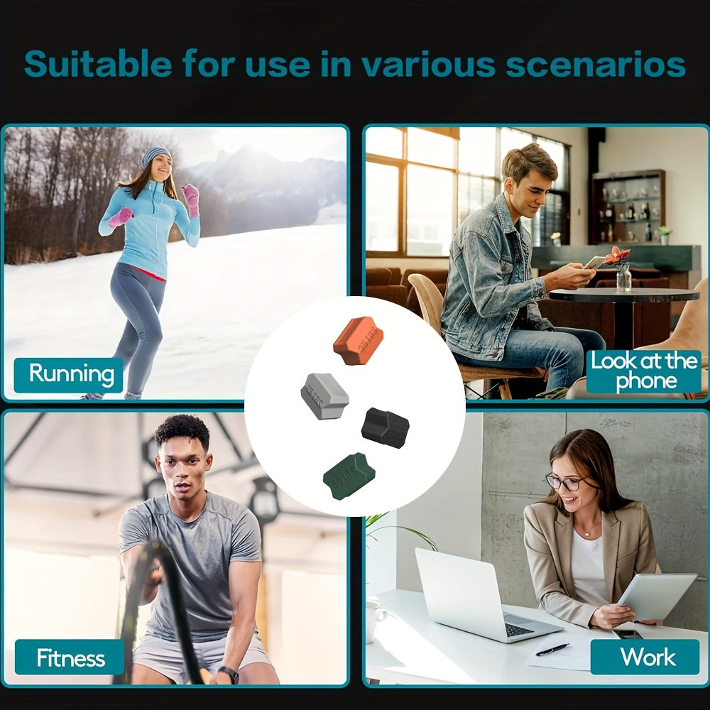 Set of 4 jaw exercisers, silicone, 4 resistance levels, facial muscle training for men and women.