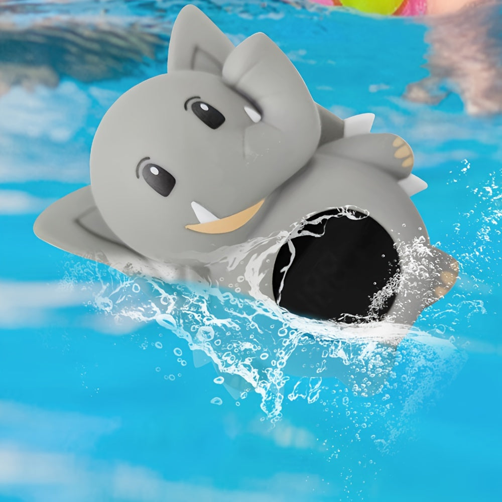 ميزان حرارة LED للأطفال، على شكل فيل كرتوني، يعرض درجة مئوية/فهرنهايت، دقة ثلاثية، يتضمن مقياس رطوبة، تصميم مرح وآمن.