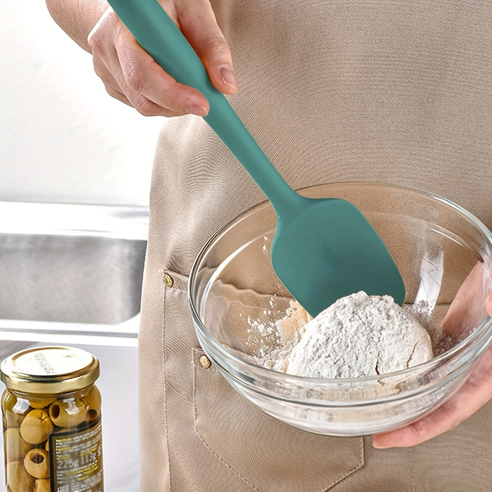 Set de Cuisine en Silicone : Brosse BBQ, spatule à crème et miel, résistant à la chaleur et lave-vaisselle, idéal pâtisserie, grillades et fêtes.