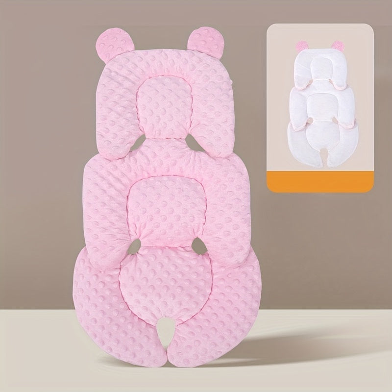 Liner de siège auto double face, épais et chaud, respirant, polyester, universel pour poussettes, chaises hautes et voyage, 0-6 ans.