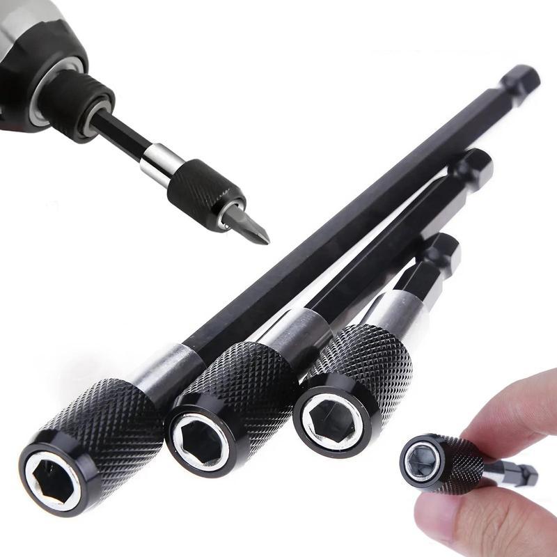 Extension magnétique pour embouts de vissage, à libération rapide, compatible perceuses à impact, construction durable pour un maintien sûr et un travail professionnel.