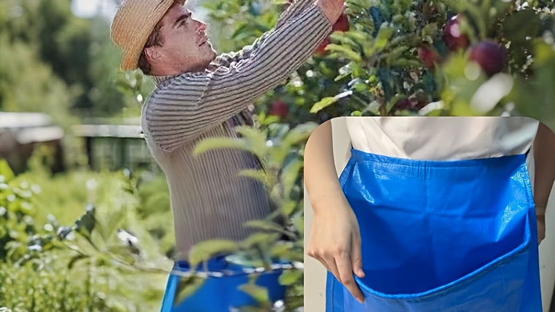 Combinaison PE résistante, grande capacité, durable et facile à nettoyer, parfaite pour jardinage, agriculture, plantation et récolte.