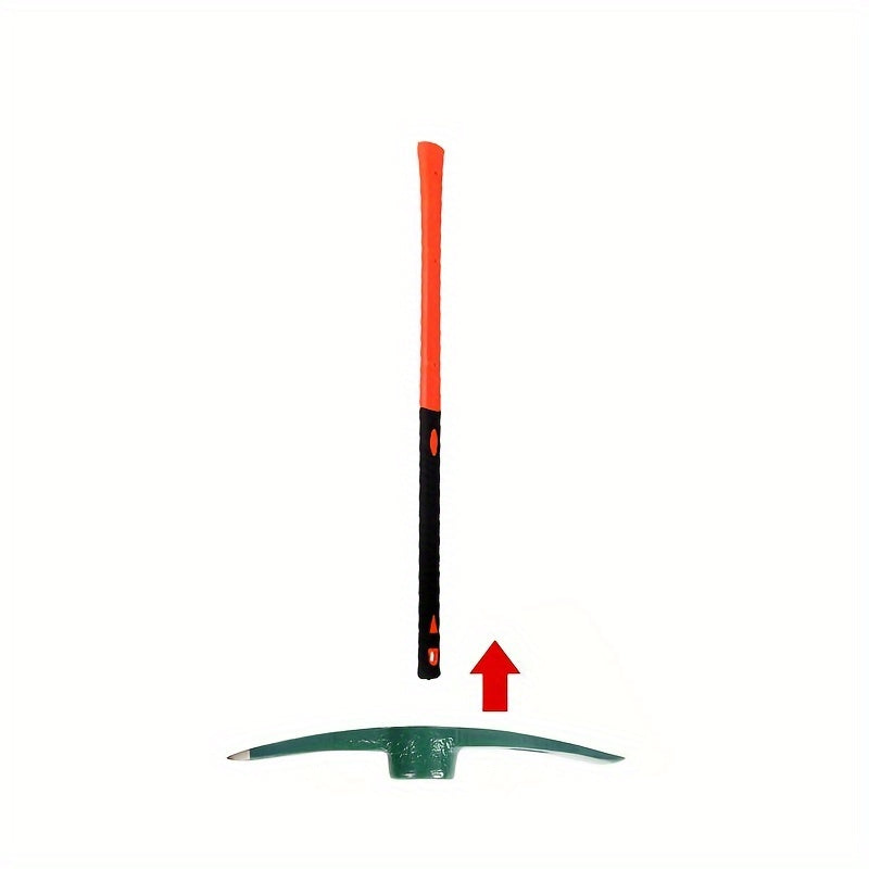 Pelle forgée main avec manche en bambou, large lame plate, idéale jardinage, nivellement et terrassement, construction robuste et prise ergonomique.