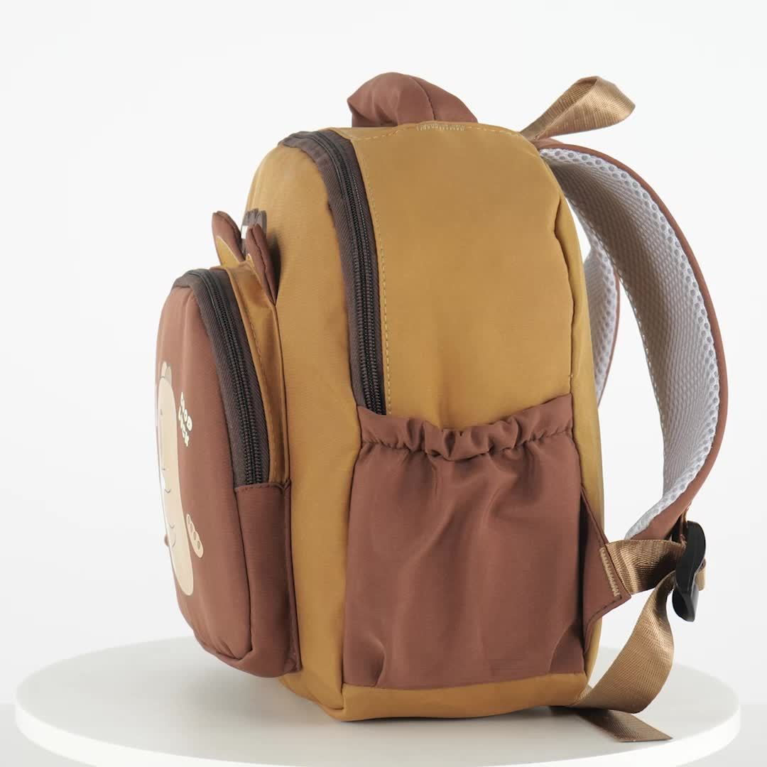 Sac à dos motif capybara, grande capacité, léger et stylé, sangles réglables, doublure durable, parfait école, voyage et sorties.