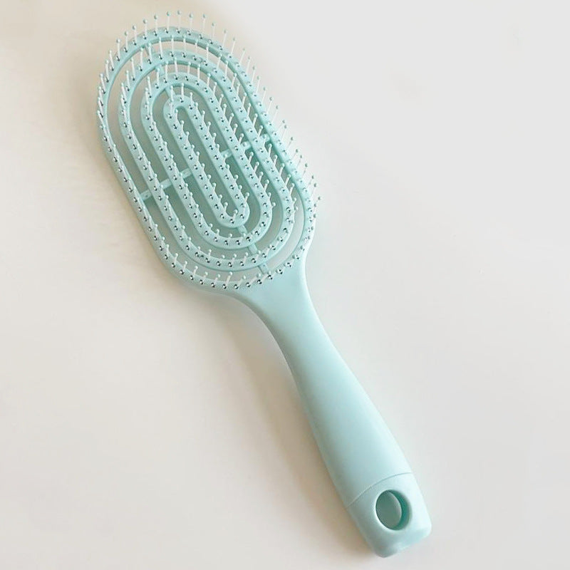 Detangling brush for curly and straight hair, suitable for dry or wet hair, suitable for all hair types.
