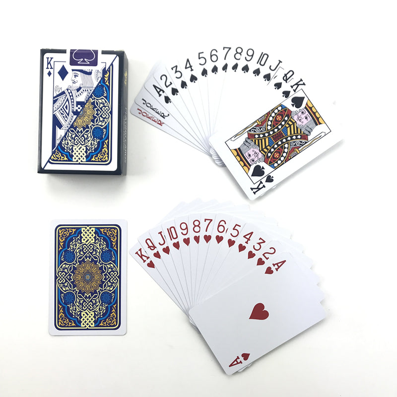 Jeu de cartes haut de gamme en plastique PVC, résistant à l’eau, lavable, motif pois, cadeau idéal pour fêtes et joueurs adultes.