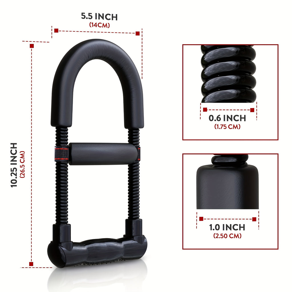 Renforce-poignets en fer réglable, appareil manuel pour avant-bras et mains, idéal rééducation, athlètes et entraînements maison, portable et ajustable.