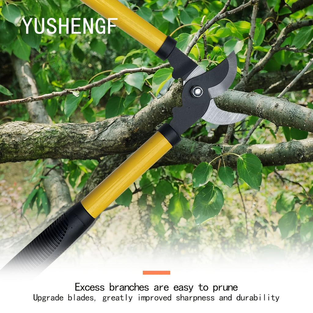 Sécateur multifonction robuste, lame acier SK5 tranchante, portable, pour branches épaisses, tiges de fleurs et arbres fruitiers, économe en effort.