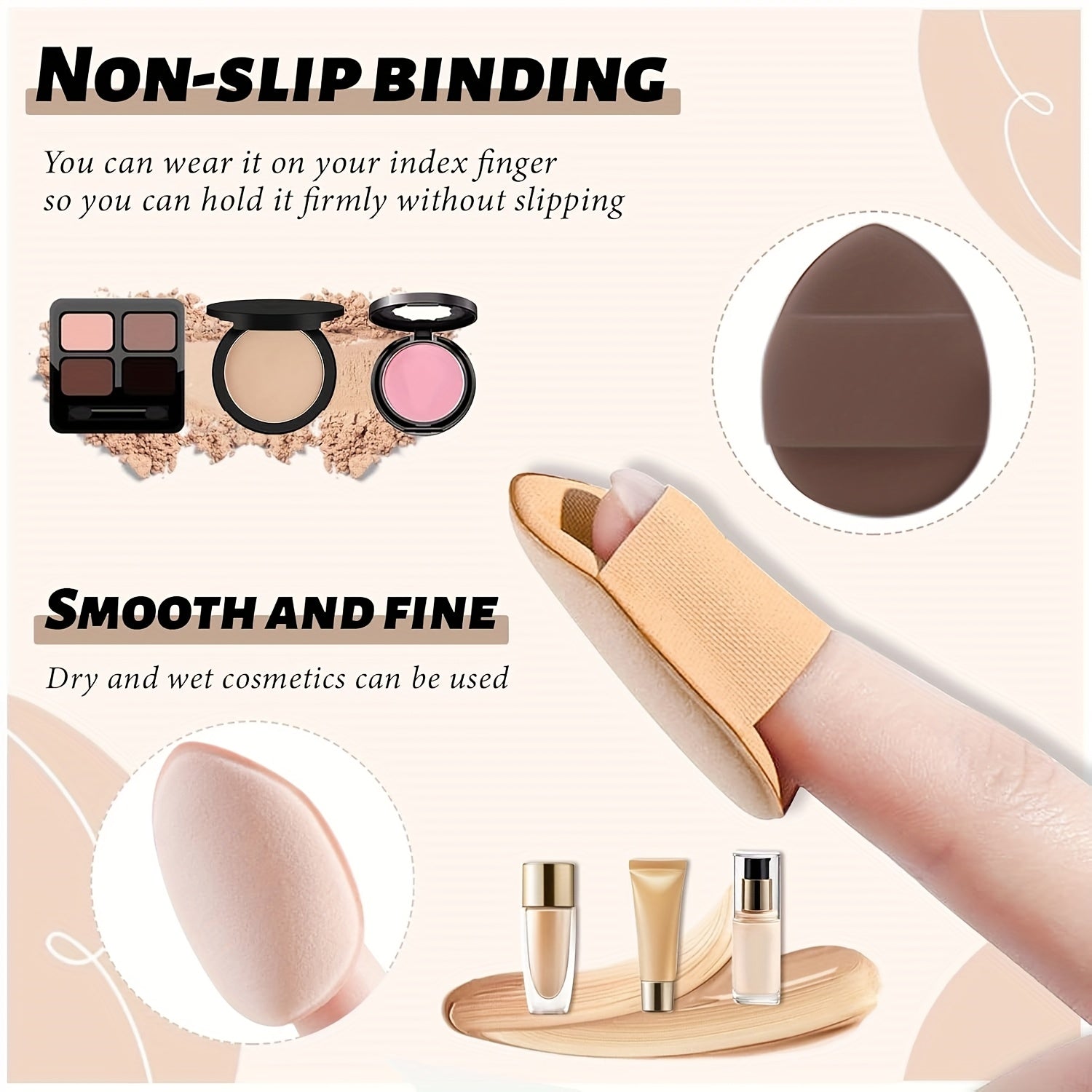 Set maquillage professionnel 13/20/33 pièces avec accessoires : pinceaux nylon, bandeau, éponges et accessoires pour application précise et complète.