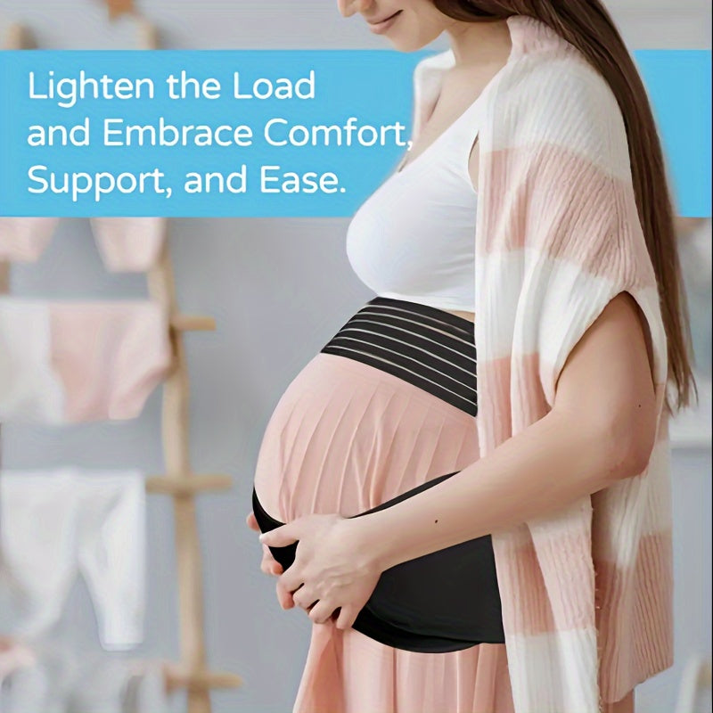 Ceinture de soutien ventre pour femmes, grossesse et post-partum, maintien abdominal solide, contrôle doux de la taille, confortable et ajustable.