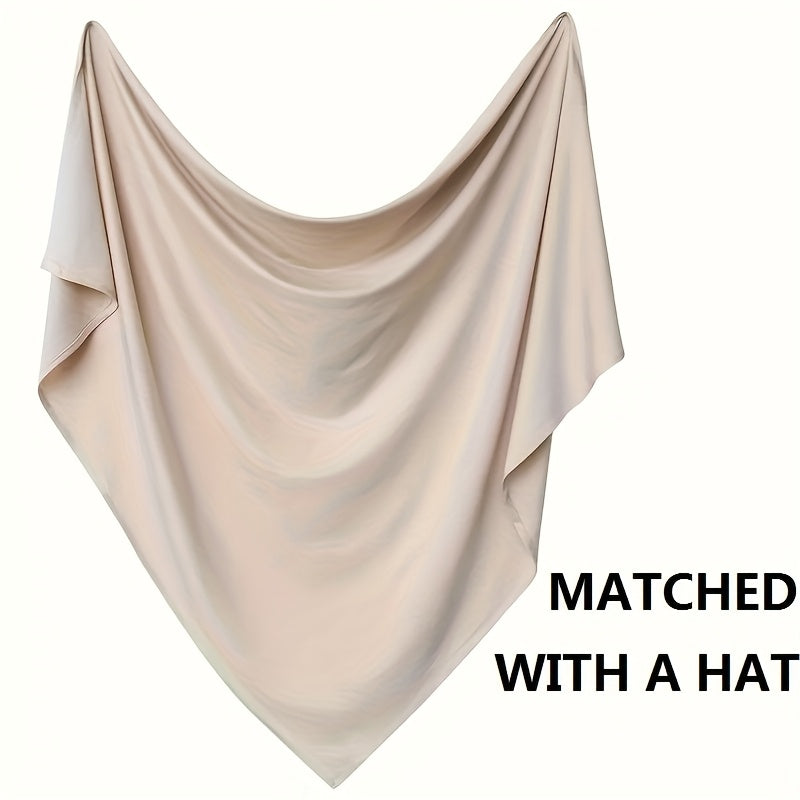 طقم بطانية لف وقبعة للجنسين للأطفال حديثي الولادة، مثالي للهالوين، وعيد الميلاد، والنزهات الأولى.