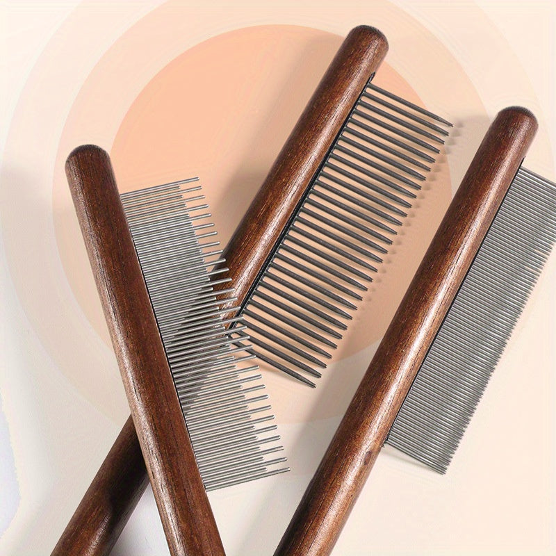 Lot 1/2/3 peignes pour animaux, démêlage et retrait de poils, dents arrondies, doux, adaptés chats et chiens, entretien et beauté.