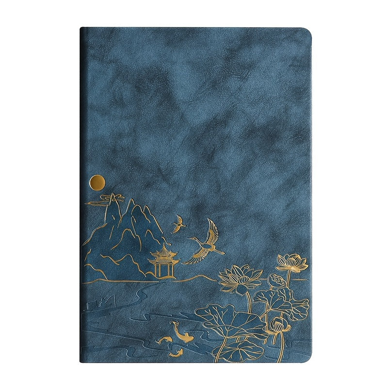 Coffret cadeau carnet A5 (1pc), stylo + recharge, options livre seul ou set. Carnet à couverture PU, 100 pages, idéal pour les réunions et prises de notes.