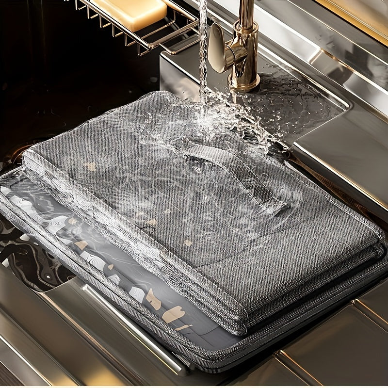 Boîte de rangement extra-large empilable, polyvalente et gain de place, idéale pour placard, chambre ou cuisine, pour vêtements, livres et linge de maison.