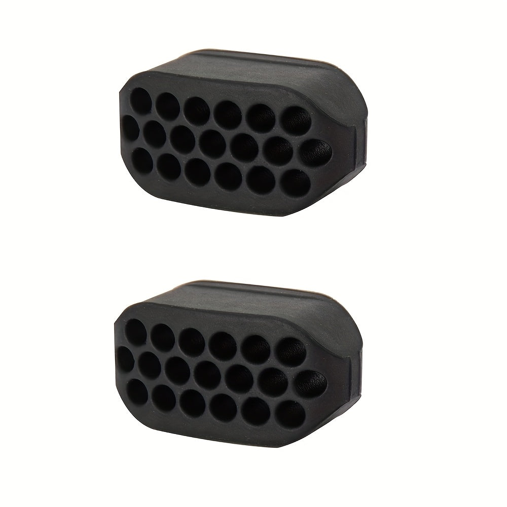 Lot de 2 entraîneurs mandibulaires en silicone, légers et durables, pour renforcement des muscles faciaux et entraînement de la mâchoire.