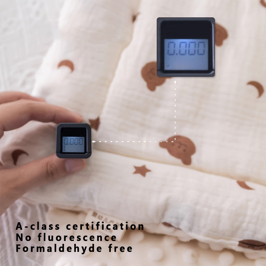 Coussin poussette doux et respirant pour enfants, motif dinosaure, léger et portable, adapté pour balancelle, chaise longue et poussette.