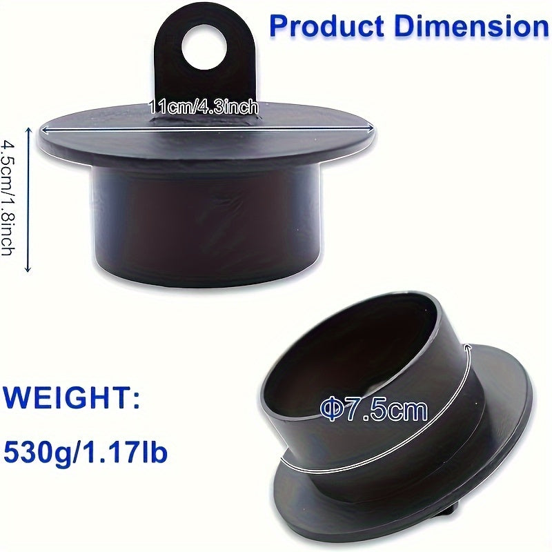 Durable black iron grip strengthener with adjustable weight, ideal for home and gym training, robust construction.