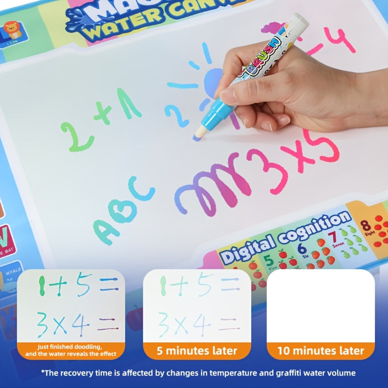 مجموعة لوحات ألوان مائية سحرية للأطفال، محمولة وقابلة لإعادة الاستخدام، مثالية للحفلات وأعياد الميلاد والأنشطة الإبداعية.