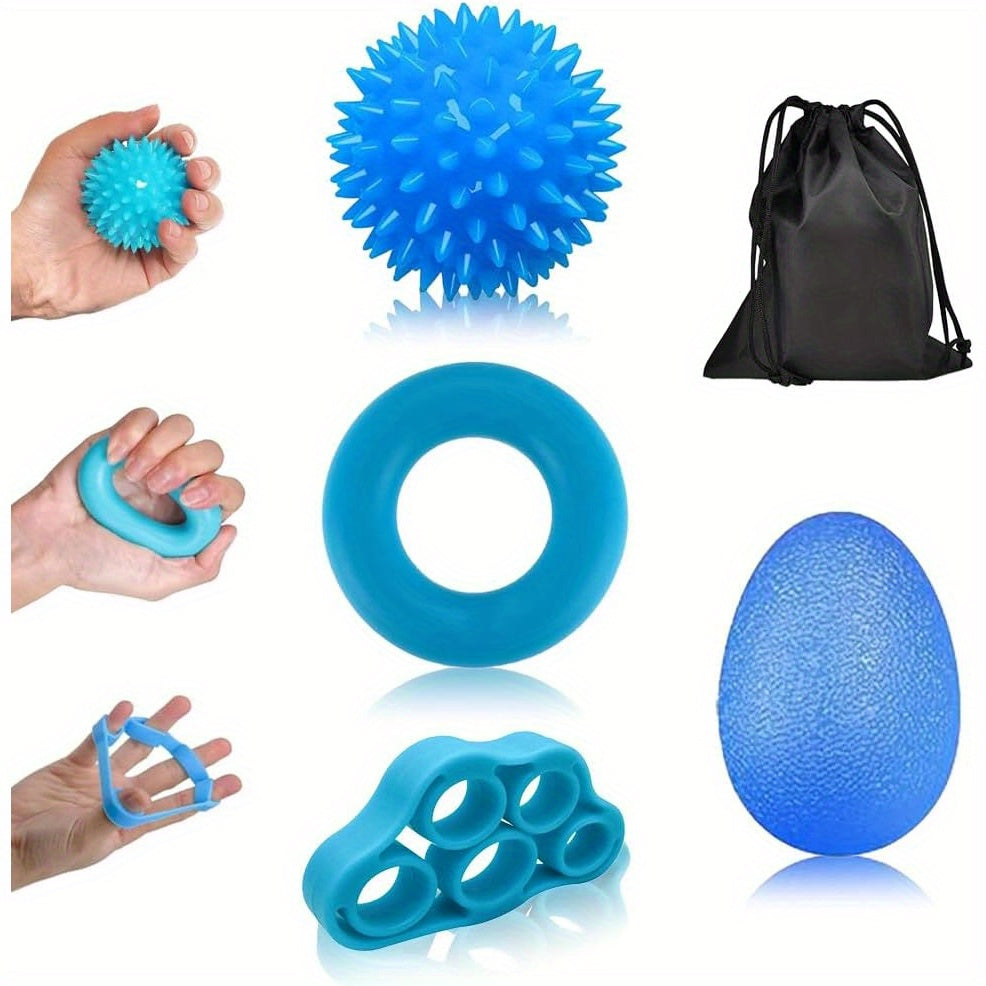 Set of 4 exercise balls for hands, made of PC and ABS, ideal for strengthening grip, relieving arthritis and improving motor skills.