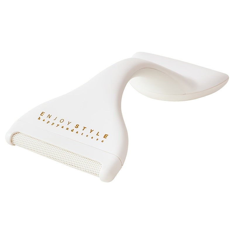 Brosse anti-peluches réversible portable, retire poils d’animaux et fibres, adaptée vêtements, tapis et tissus, usage manuel efficace.