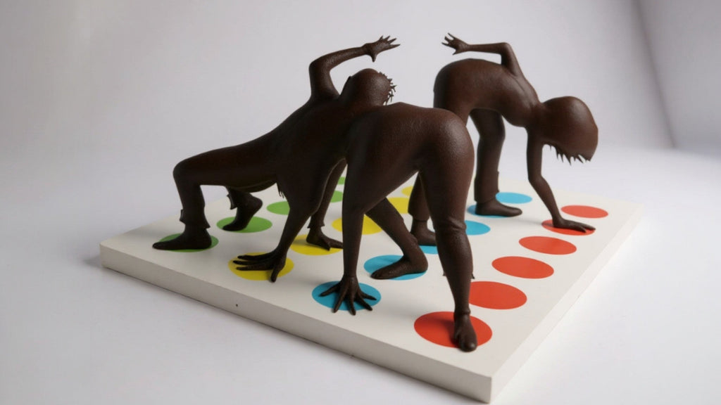 Jeu de société adulte « Let’s Bake Some Hell », cartes et plateau, thème rouge, idéal fêtes Halloween et Noël, intérieur ou extérieur.