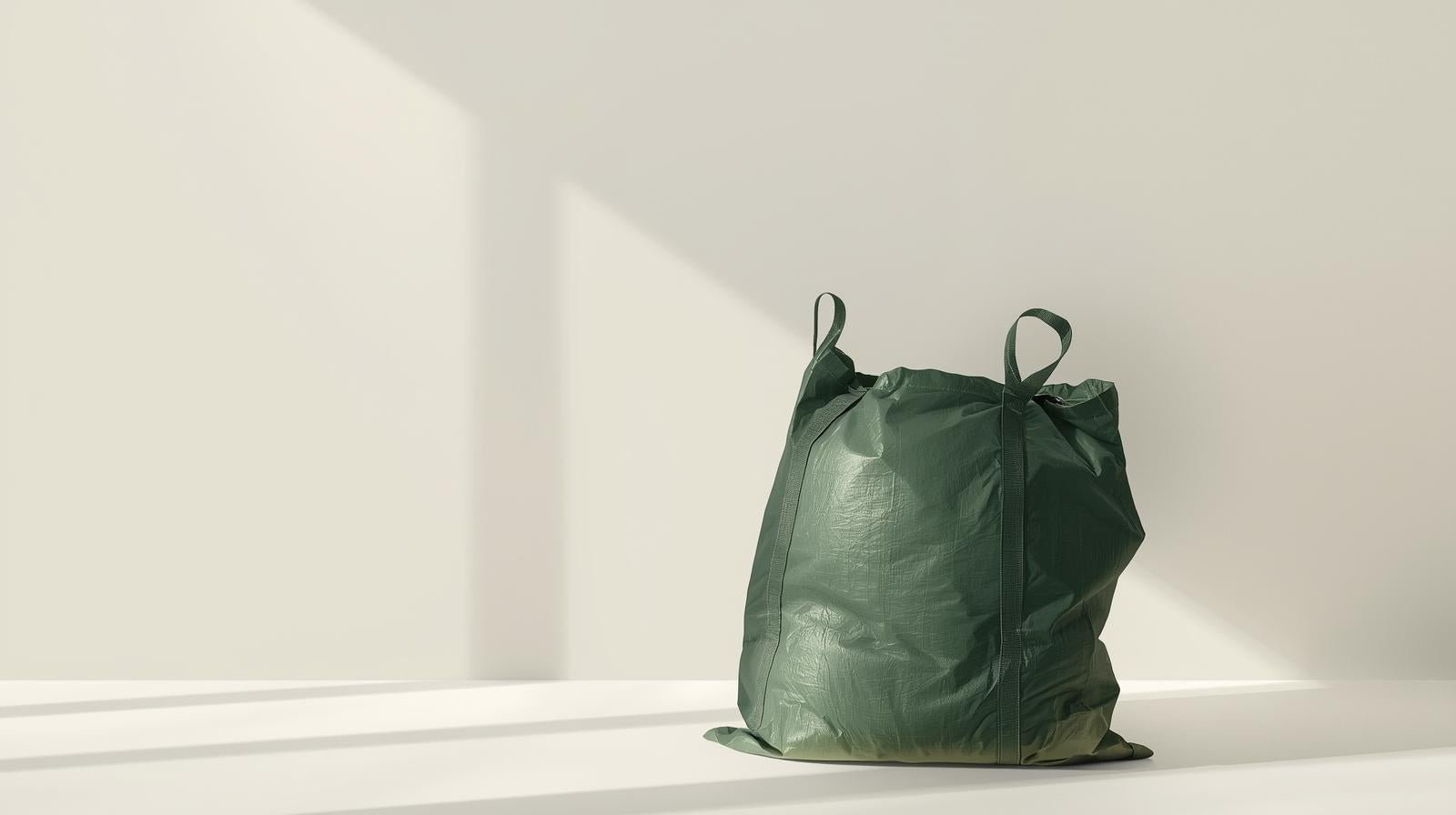 Sac de jardin grande capacité 120/160/200 L, résistant, imperméable et anti-déchirure, idéal feuilles, déchets de pelouse, patio ou piscine.