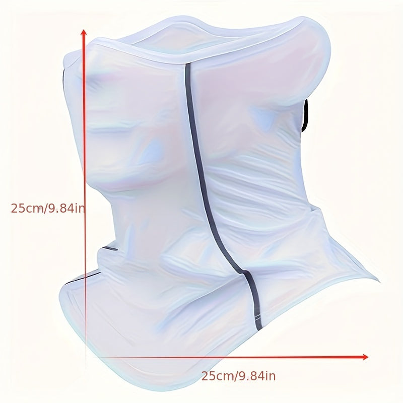 Summer spandex neck warmer, sun and dust protection, ideal for cycling and outdoor activities.