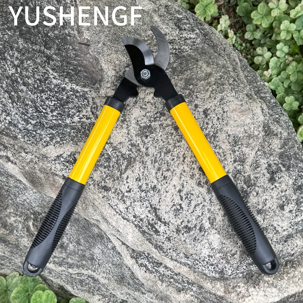 Robust multi-function pruner, sharp SK5 steel blade, portable, for thick branches, flower stems and fruit trees, effortless.